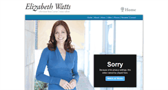 Desktop Screenshot of elizabethwatts.com